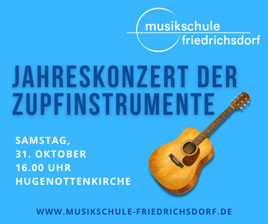 Jahreskonzert der Zupfinstrumente